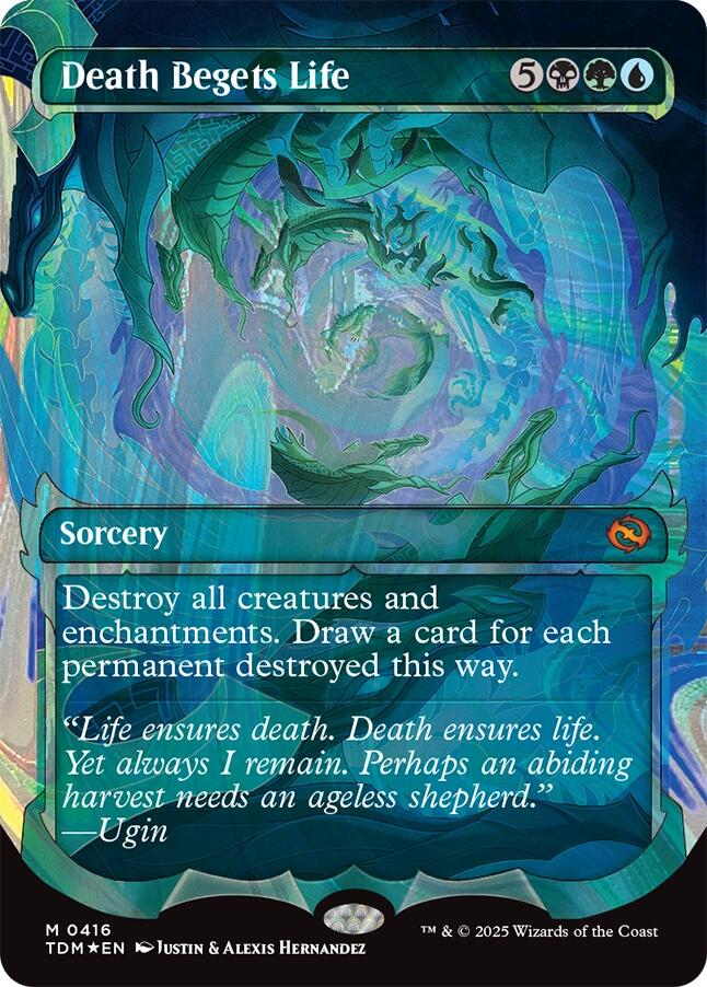 Death Begets Life (Showcase) (Halo Foil) [Tarkir: Dragonstorm] | RetroPlay Games