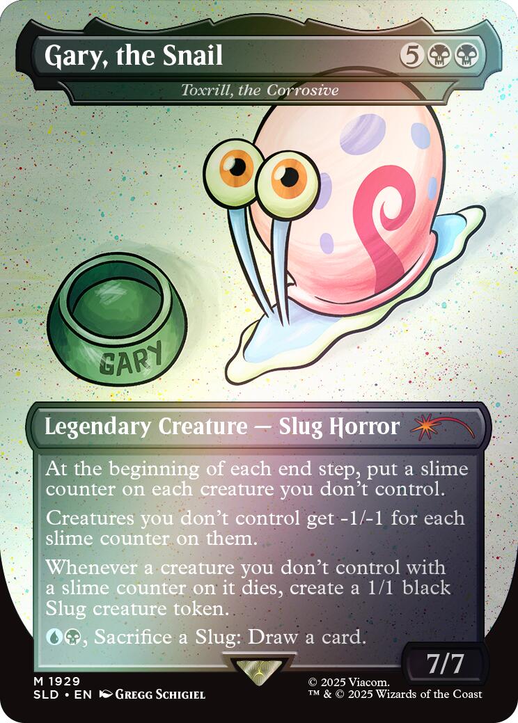 Gary, the Snail - Toxrill, the Corrosive (Rainbow Foil) [Secret Lair Drop Series] | RetroPlay Games