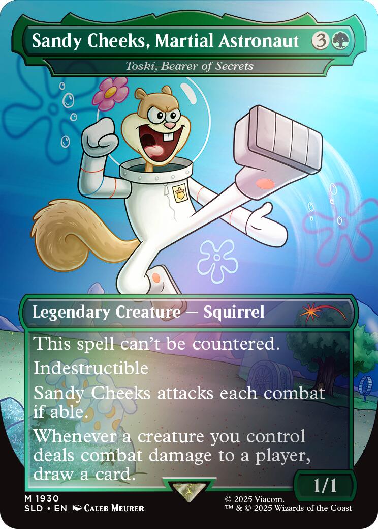 Sandy Cheeks, Martial Astronaut - Toski, Bearer of Secrets (Rainbow Foil) [Secret Lair Drop Series] | RetroPlay Games