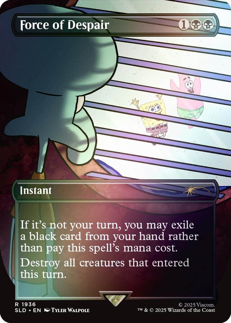 Force of Despair (Rainbow Foil) [Secret Lair Drop Series] | RetroPlay Games