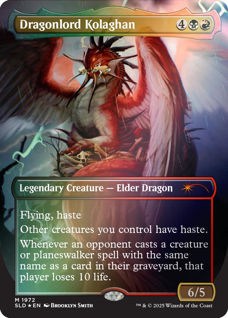 Dragonlord Kolaghan (1972) (Rainbow Foil) [Secret Lair Drop Series] | RetroPlay Games