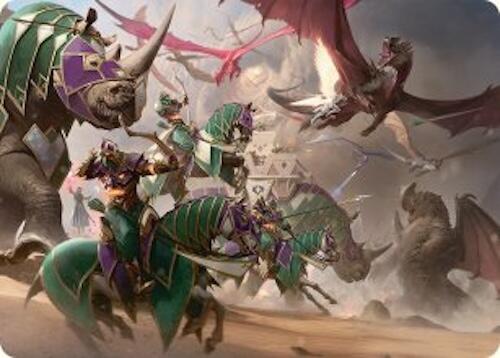 United Battlefront Art Card (5/54) [Tarkir: Dragonstorm Art Series] | RetroPlay Games