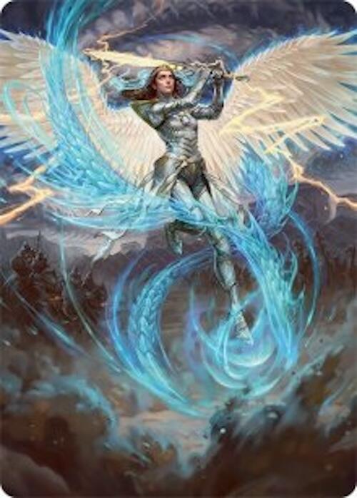 Elspeth, Storm Slayer Art Card (49/54) [Tarkir: Dragonstorm Art Series] | RetroPlay Games