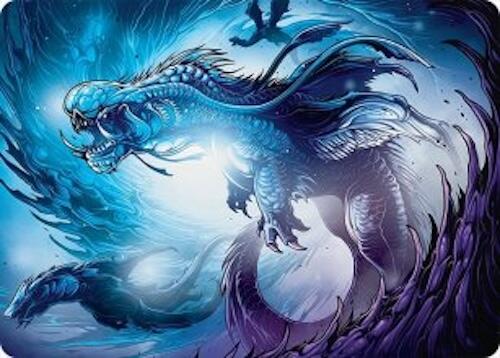 Roiling Dragonstorm Art Card (33/54) [Tarkir: Dragonstorm Art Series] | RetroPlay Games