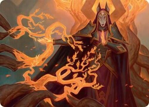 Abzan Devotee Art Card (10/54) [Tarkir: Dragonstorm Art Series] | RetroPlay Games