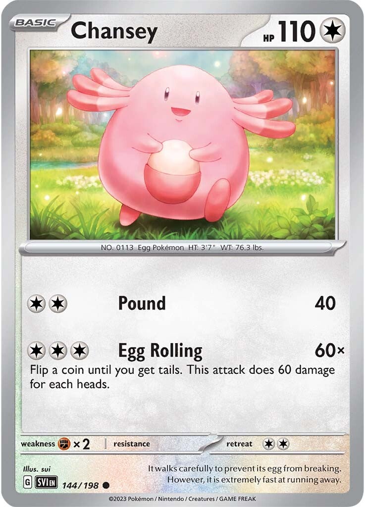 Chansey (144/198) [Scarlet & Violet: Base Set] | RetroPlay Games