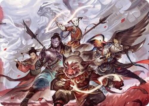 Will of the Jeskai Art Card (54/54) [Tarkir: Dragonstorm Art Series] | RetroPlay Games