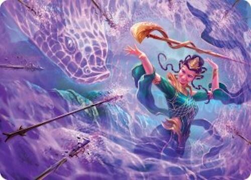 Snakeskin Veil Art Card (19/54) [Tarkir: Dragonstorm Art Series] | RetroPlay Games