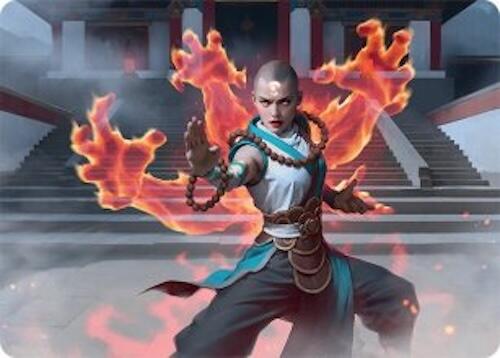 Flamehold Grappler Art Card (24/54) [Tarkir: Dragonstorm Art Series] | RetroPlay Games