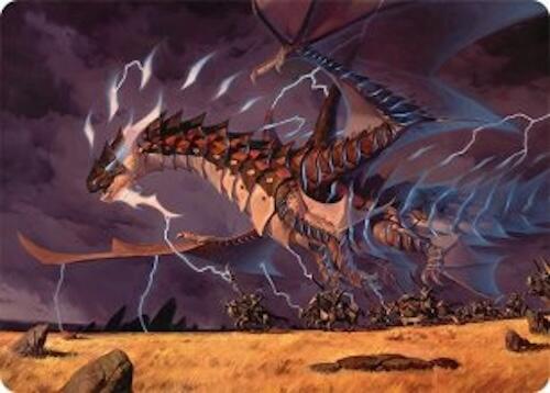 Neriv, Heart of the Storm Art Card (25/54) [Tarkir: Dragonstorm Art Series] | RetroPlay Games