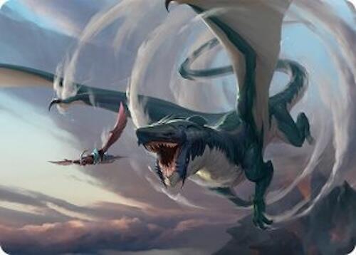Whirlwing Stormbrood Art Card (27/54) [Tarkir: Dragonstorm Art Series] | RetroPlay Games