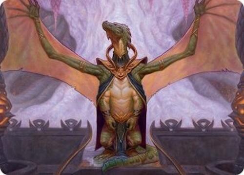 Kheru Goldkeeper Art Card (36/54) [Tarkir: Dragonstorm Art Series] | RetroPlay Games