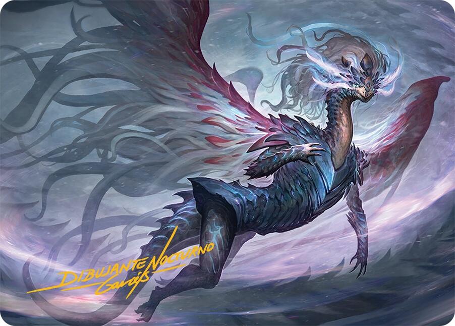 Shiko, Paragon of the Way Art Card (37/54) (Gold-Stamped Signature) [Tarkir: Dragonstorm Art Series] | RetroPlay Games