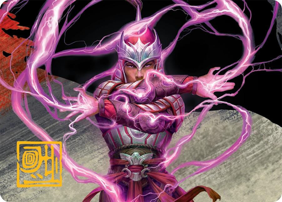 All-Out Assault Art Card (43/54) (Gold-Stamped Signature) [Tarkir: Dragonstorm Art Series] | RetroPlay Games