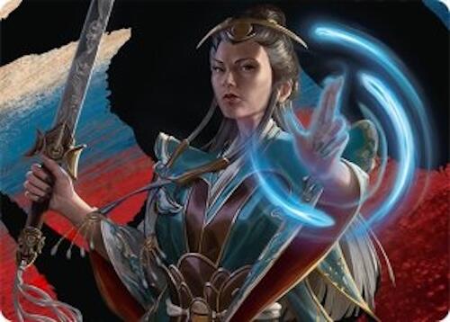 Narset, Jeskai Waymaster Art Card (44/54) [Tarkir: Dragonstorm Art Series] | RetroPlay Games