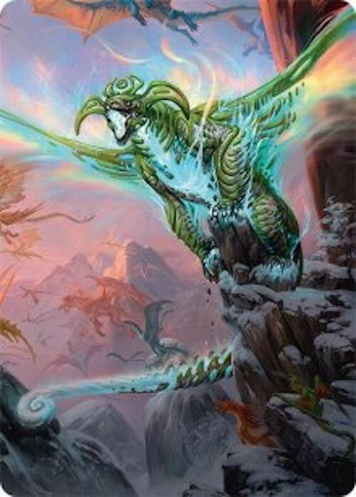 Ureni of the Unwritten Art Card (51/54) [Tarkir: Dragonstorm Art Series] | RetroPlay Games
