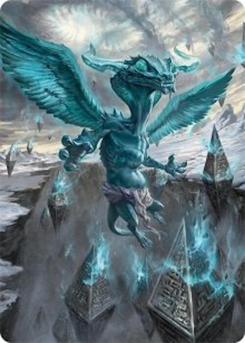 Ugin, Eye of the Storms Art Card (47/54) [Tarkir: Dragonstorm Art Series] | RetroPlay Games