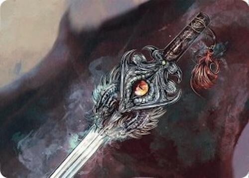 Dragonfire Blade Art Card (40/54) [Tarkir: Dragonstorm Art Series] | RetroPlay Games