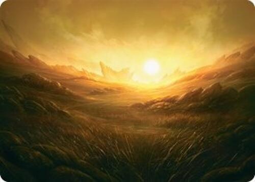Plains Art Card (31/54) [Tarkir: Dragonstorm Art Series] | RetroPlay Games