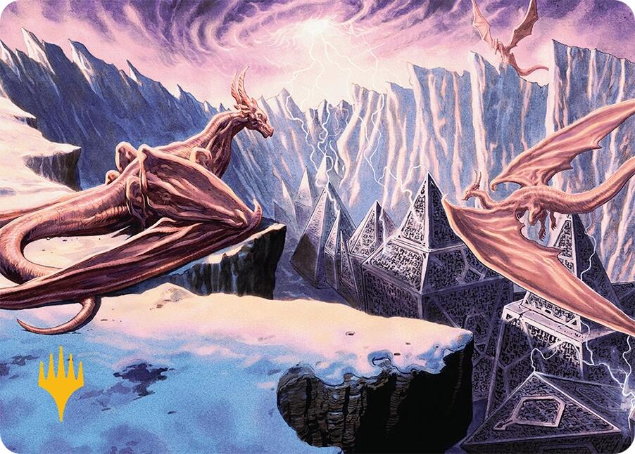 Maelstrom of the Spirit Dragon (42/54) (Gold-Stamped) [Tarkir: Dragonstorm Art Series] | RetroPlay Games