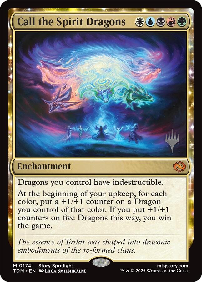 Call the Spirit Dragons [Tarkir: Dragonstorm Promos] | RetroPlay Games