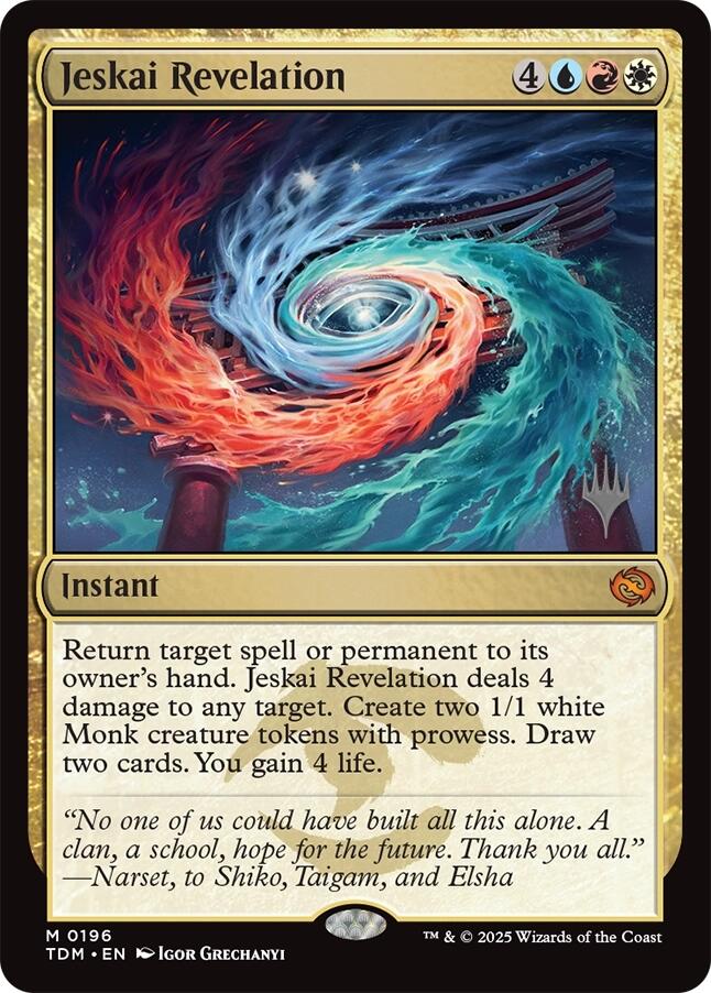 Jeskai Revelation [Tarkir: Dragonstorm Promos] | RetroPlay Games