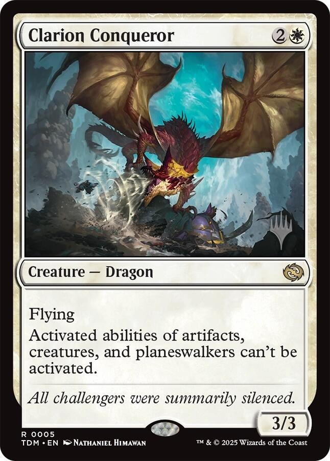 Clarion Conqueror [Tarkir: Dragonstorm Promos] | RetroPlay Games