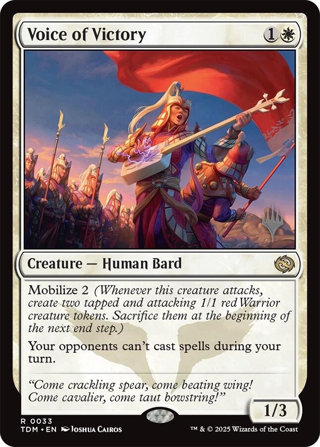 Voice of Victory [Tarkir: Dragonstorm Promos] | RetroPlay Games