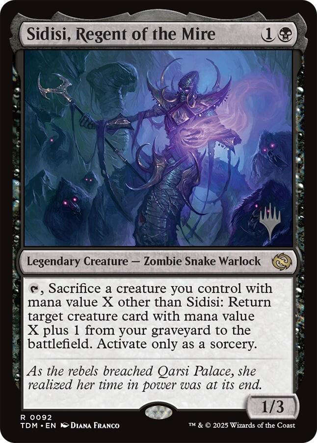 Sidisi, Regent of the Mire [Tarkir: Dragonstorm Promos] | RetroPlay Games