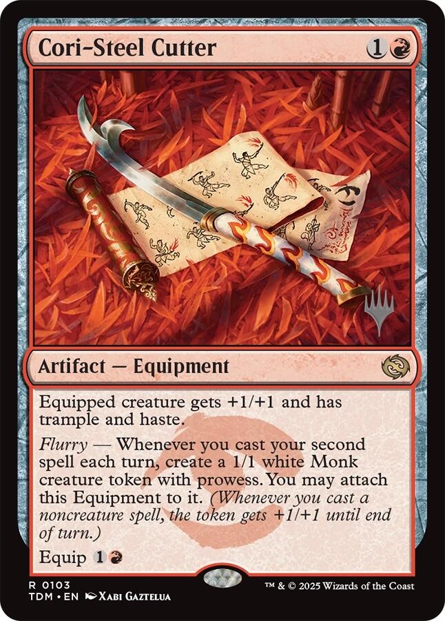 Cori-Steel Cutter [Tarkir: Dragonstorm Promos] | RetroPlay Games