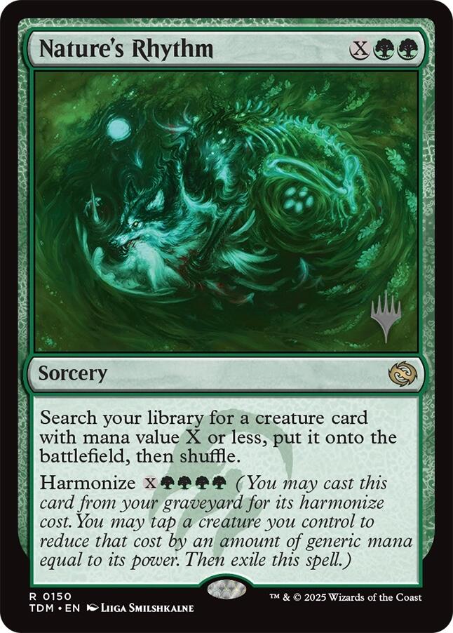 Nature's Rhythm [Tarkir: Dragonstorm Promos] | RetroPlay Games
