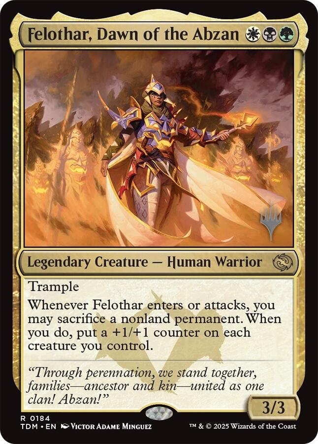 Felothar, Dawn of the Abzan [Tarkir: Dragonstorm Promos] | RetroPlay Games