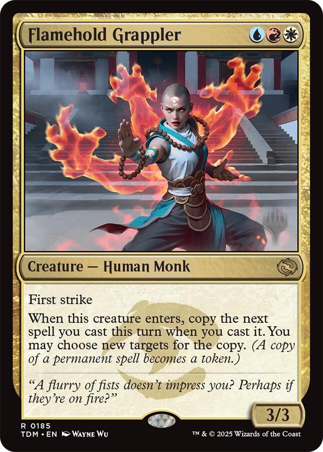 Flamehold Grappler [Tarkir: Dragonstorm Promos] | RetroPlay Games