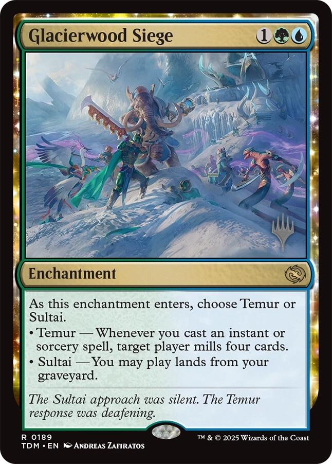 Glacierwood Siege [Tarkir: Dragonstorm Promos] | RetroPlay Games