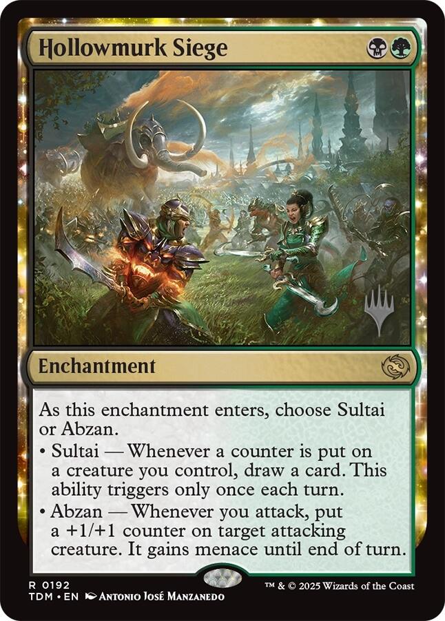 Hollowmurk Siege [Tarkir: Dragonstorm Promos] | RetroPlay Games