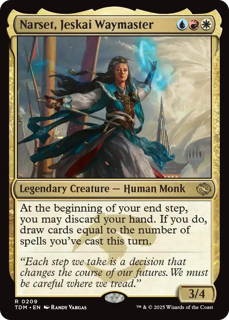 Narset, Jeskai Waymaster [Tarkir: Dragonstorm Promos] | RetroPlay Games