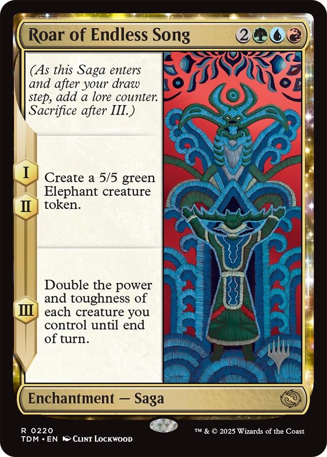 Roar of Endless Song [Tarkir: Dragonstorm Promos] | RetroPlay Games