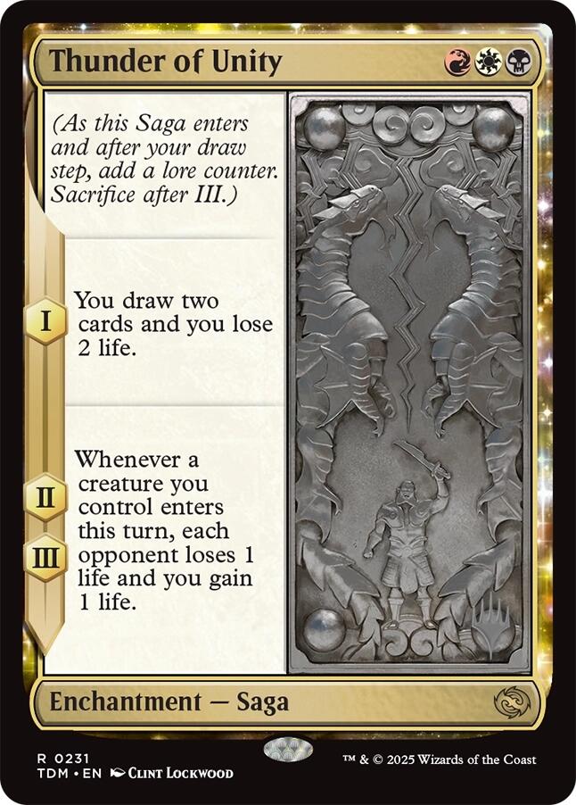 Thunder of Unity [Tarkir: Dragonstorm Promos] | RetroPlay Games
