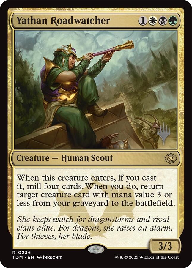 Yathan Roadwatcher [Tarkir: Dragonstorm Promos] | RetroPlay Games