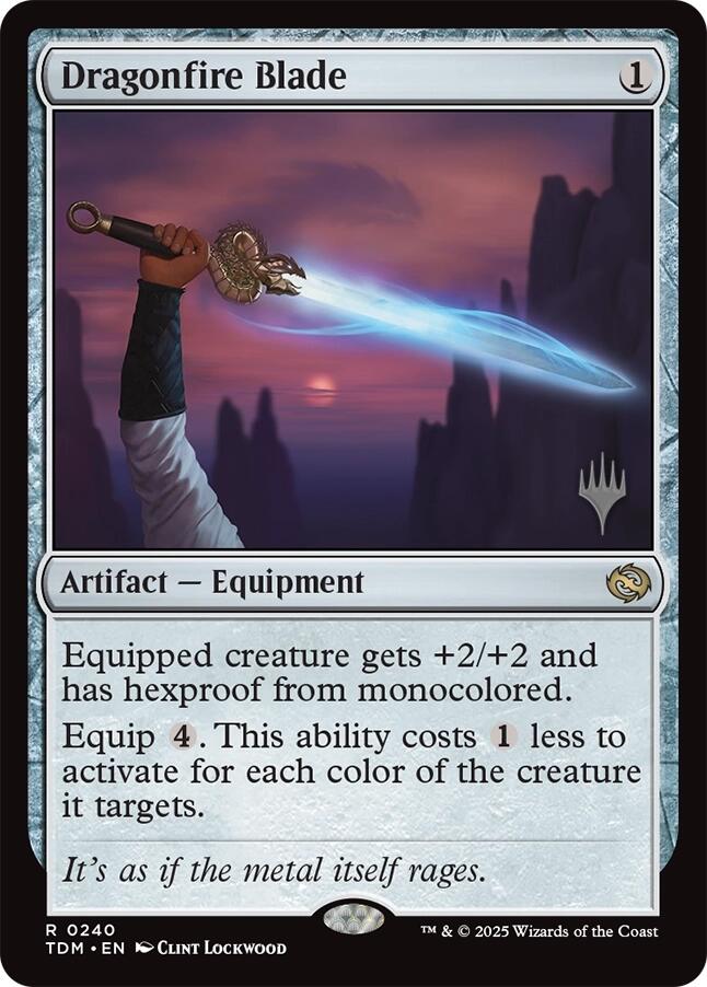 Dragonfire Blade [Tarkir: Dragonstorm Promos] | RetroPlay Games