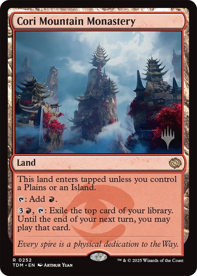 Cori Mountain Monastery [Tarkir: Dragonstorm Promos] | RetroPlay Games