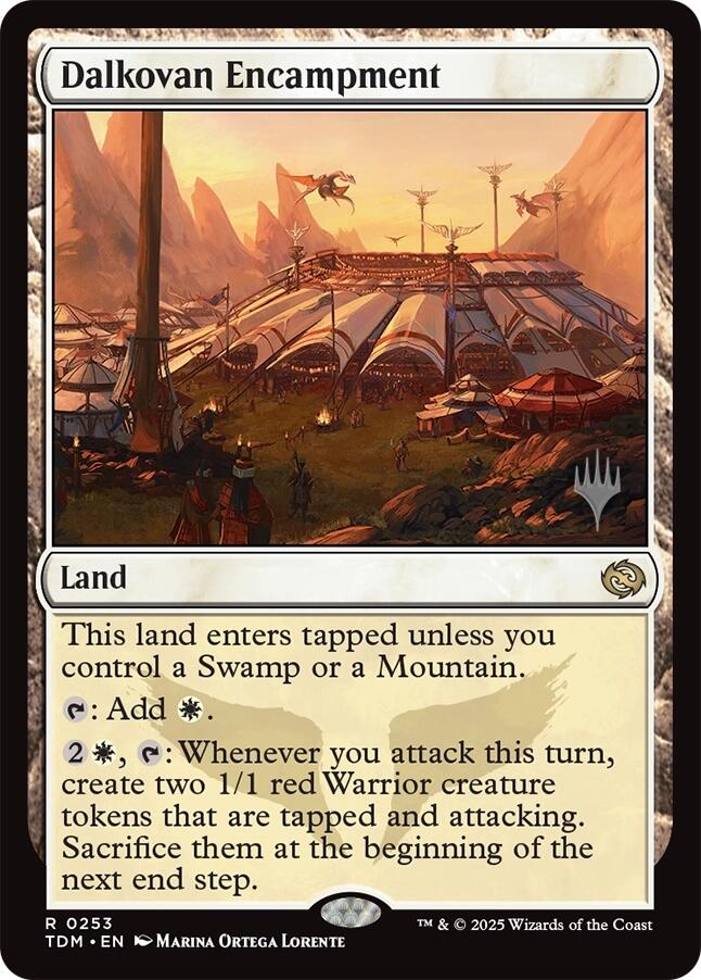 Dalkovan Encampment [Tarkir: Dragonstorm Promos] | RetroPlay Games