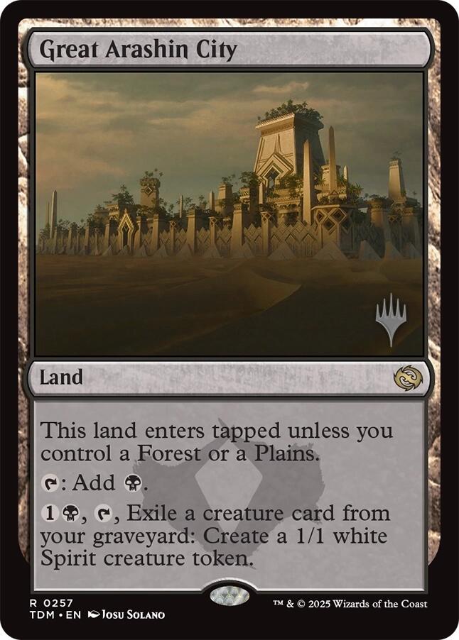 Great Arashin City [Tarkir: Dragonstorm Promos] | RetroPlay Games