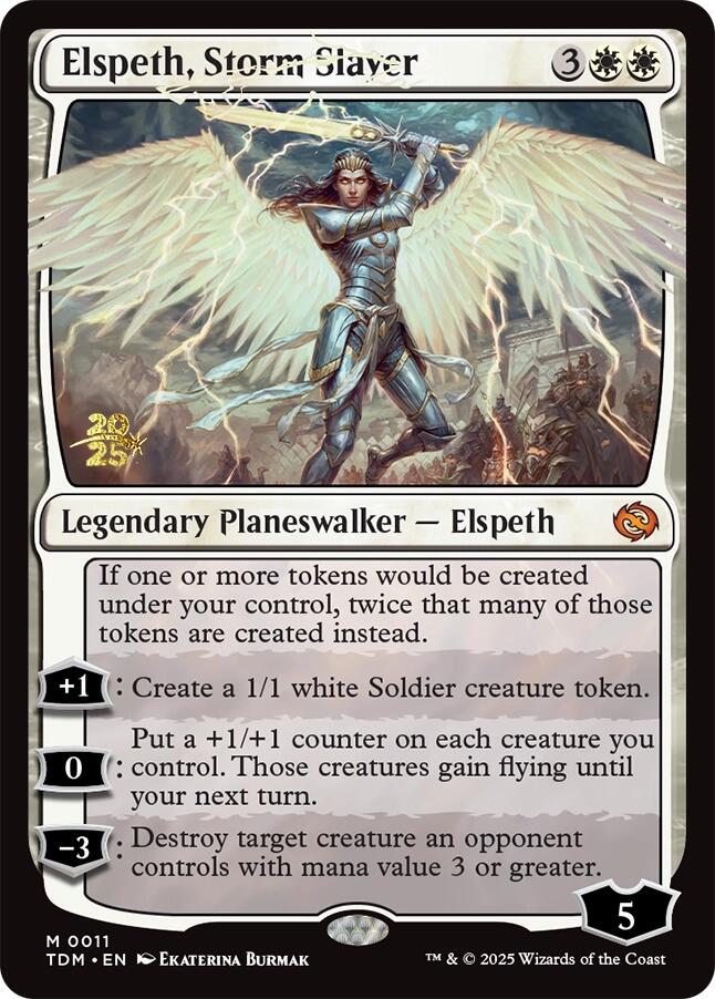 Elspeth, Storm Slayer [Tarkir: Dragonstorm Prerelease Promos] | RetroPlay Games