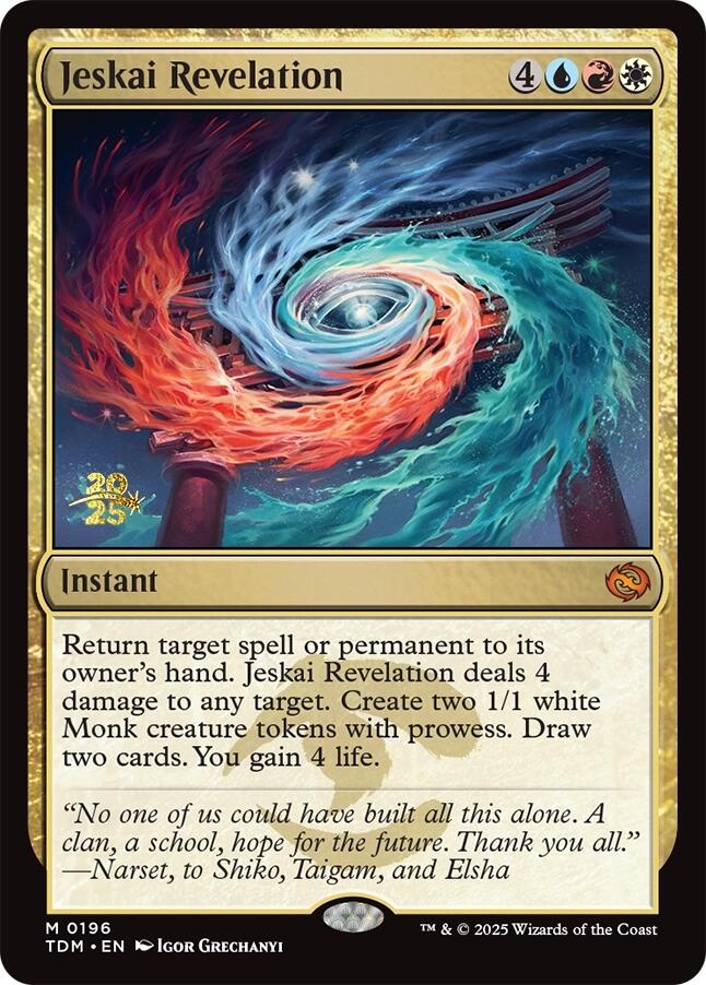 Jeskai Revelation [Tarkir: Dragonstorm Prerelease Promos] | RetroPlay Games