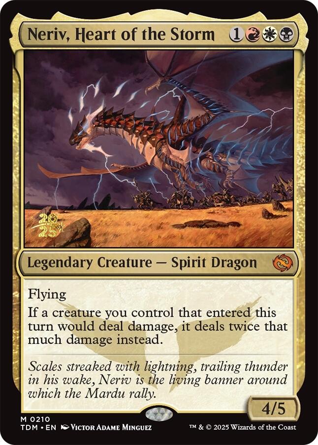 Neriv, Heart of the Storm [Tarkir: Dragonstorm Prerelease Promos] | RetroPlay Games