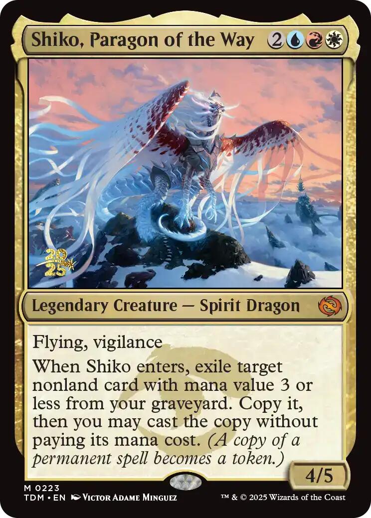 Shiko, Paragon of the Way [Tarkir: Dragonstorm Prerelease Promos] | RetroPlay Games