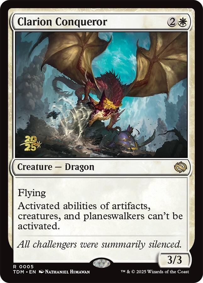 Clarion Conqueror [Tarkir: Dragonstorm Prerelease Promos] | RetroPlay Games