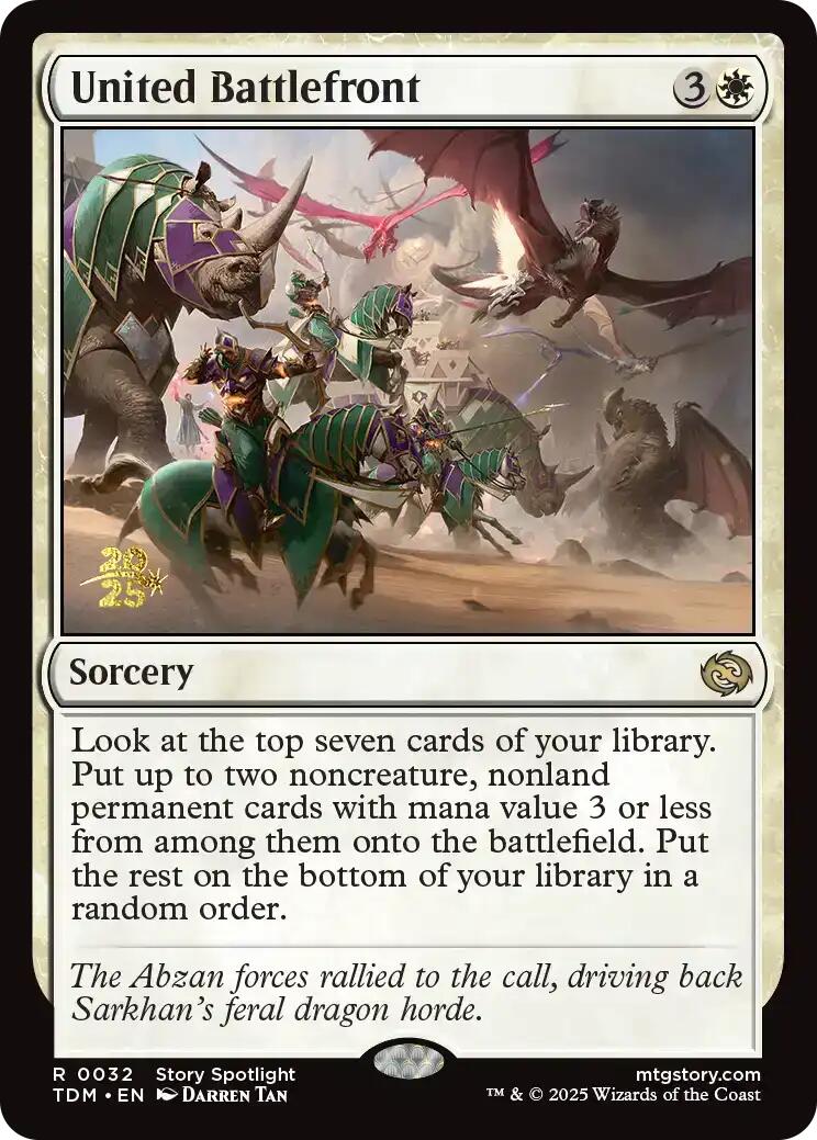 United Battlefront [Tarkir: Dragonstorm Prerelease Promos] | RetroPlay Games