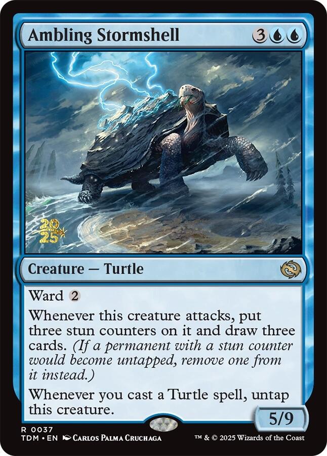 Ambling Stormshell [Tarkir: Dragonstorm Prerelease Promos] | RetroPlay Games